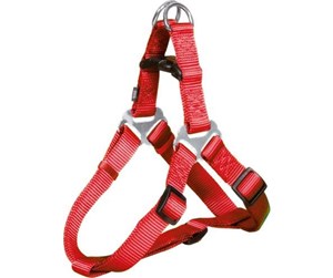 Hund - Trixie Premium One Touch harness M: 50–65 cm/20 mm red - TX204503