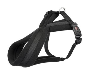 Hund - Trixie Premium touring harness L–XL: 70–110 cm/25 mm black - TX204201