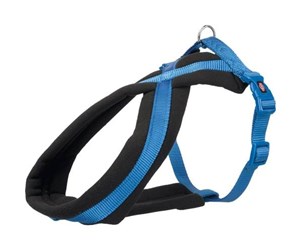 Hund - Trixie Premium touring harness L: 60–100 cm/25 mm royal blue - TX204102