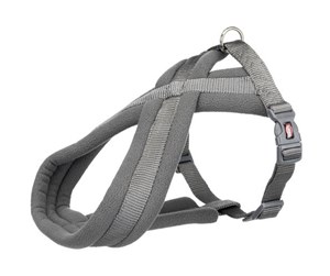 Hund - Trixie Premium touring harness M: 45–80 cm/25 mm graphite - TX203916