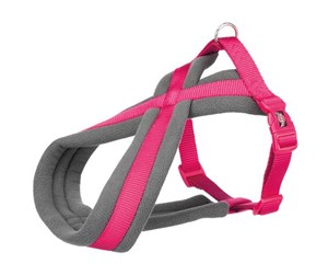 Hund - Trixie Premium touring harness S–M: 40–70 cm/20 mm fuchsia - TX203811