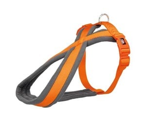 Hund - Trixie Premium touring harness S: 35–65 cm/20 mm papaya - TX203718