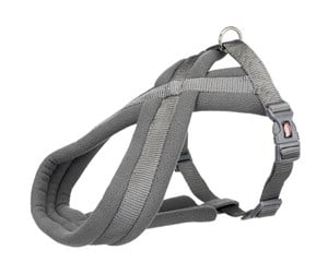 Hund - Trixie Premium touring harness S: 35–65 cm/20 mm graphite - TX203716