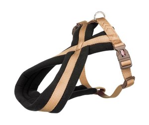 Hund - Trixie Premium touring harness S: 35–65 cm/20 mm caramel - TX203714