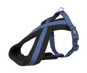 Hund - Trixie Premium touring harness S: 35–65 cm/20 mm indigo - TX203713