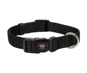 Hund - Trixie Premium collar S: 25–40 cm/15 mm black - TX20221