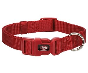 Hund - Trixie Premium Collar Red S 25-40cm/15mm - TX202203