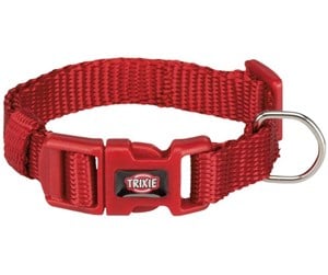 Hund - Trixie Premium collar S: 25–40 cm/15 mm red - TX202203