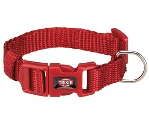 Hund - Trixie Premium Collar Red XXS–XS 15-25cm/10mm - TX202103