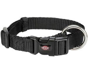 Hund - Trixie Premium collar L–XL: 40–65 cm/25 mm black - TX201701