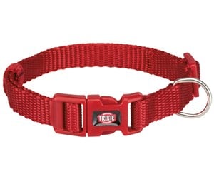 Hund - Trixie Premium Collar Red XS–S 22-35cm/10mm - TX201403