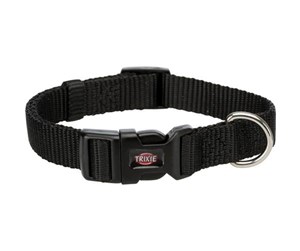 Hund - Trixie Premium collar XS–S: 22–35 cm/10 mm black - TX201401