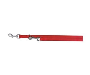 Hund - Trixie Premium adjustable leash XS: 2.00 m/10 mm red - TX201303