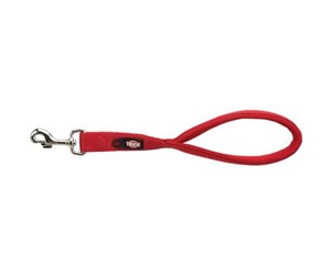 Hund - Trixie Premium short leash M–XL: 37 cm/25 mm red - TX201203