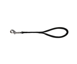 Hund - Trixie Premium short leash M–XL: 37 cm/25 mm black - TX201201