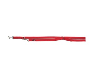 Hund - Trixie Premium adjustable leash double-layered XS: 2.00 m/10 mm red - TX201003