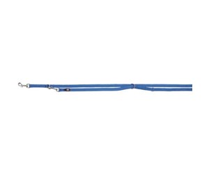 Hund - Trixie Premium adjustable leash double-layered L–XL: 2.00 m/25 mm royal blue - TX200902