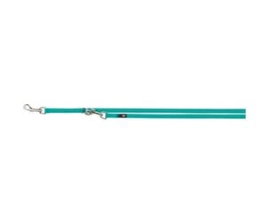 Hund - Trixie Premium adjustable leash L–XL: 2.00 m/25 mm ocean - TX200612