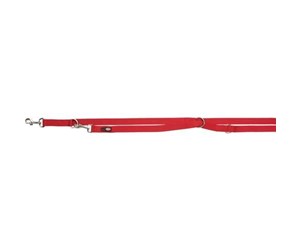 Hund - Trixie Premium adjustable leash L–XL: 2.00 m/25 mm red - TX200603