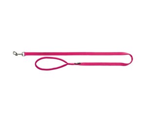 Hund - Trixie Premium leash L–XL: 1.00 m/25 mm fuchsia - TX200311