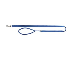 Hund - Trixie Premium leash L–XL: 1.00 m/25 mm royal blue - TX200302