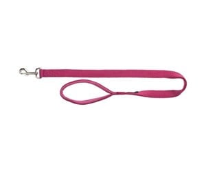 Hund - Trixie Premium leash M–L: 1.00 m/20 mm orchid - TX200220