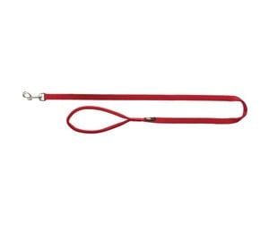 Hund - Trixie Premium leash M–L: 1.00 m/20 mm red - TX200203