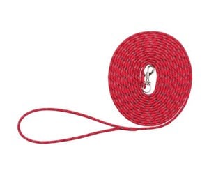 Hund - Trixie Junior puppy tracking leash XXS–XS: 4 m/ø 4 mm red - TX19930