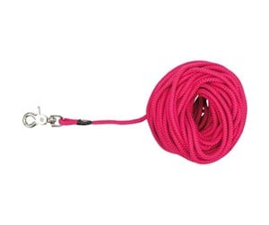 Hund - Trixie Tracking leash trigger snap hook round S–L: 20 m/ø 6 mm fuchsia - TX19797