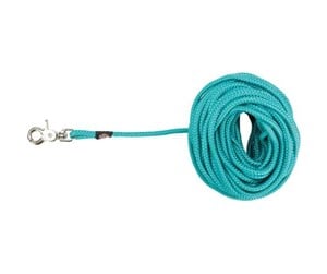 Hund - Trixie Tracking leash trigger snap hook round S–L: 20 m/ø 6 mm ocean - TX19793