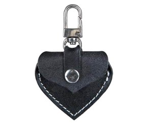 Hund - Trixie I.D. tag heart 5.5 × 5 cm black - TX19721