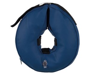 Hund - Trixie Protective collar inflatable XS: 20–24 cm/8 cm blue - TX19541