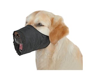 Hund - Trixie Muzzle polyester M–L black - TX1923