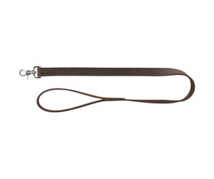 Hund - Trixie Rustic fatleather leash L–XL: 1.00 m/25 mm dark brown - TX19001