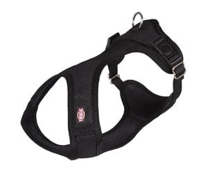 Hund - Trixie Comfort Soft touring harness S: 33–50 cm/20 mm black - TX16271