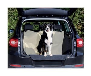 Hund - Trixie Car boot cover with bumper guard divisible 1.80 × 1.30 m beige/black - TX13238