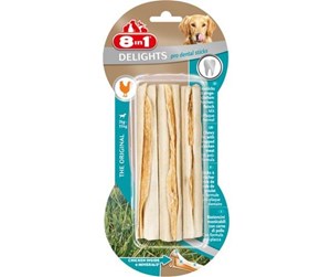 Hund - 8 in 1 Delights ProDental Sticks 3pcs - T660789