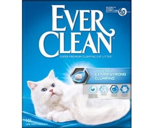 Katt - EverClean Ekstra styrke, uparfymert, 10 liter - K54010