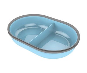 Hund - Sureflap Split Feeder bowl blue - K39138