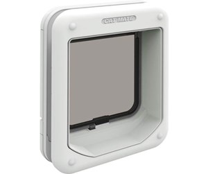 Katt - Petmate Rotary 4-Way Locking Cat Flap - White - K358W