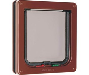 Katt - Petmate 4-Way Locking Cat Flap - Brown - K309B