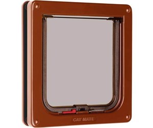 Katt - Petmate Lockable Cat Flap - Brown - K304B