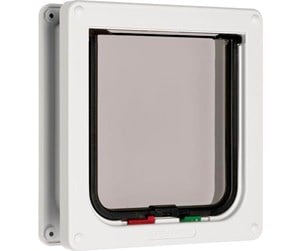 Katt - Petmate 4-Way Locking Cat Flap/Door Liner White - K235W