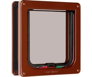 Katt - Petmate 4-Way Locking Cat Flap/Door Liner Brown - K235B