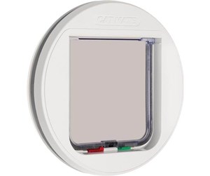 Katt - Petmate Glass Fitting Cat Flap - White - K210W