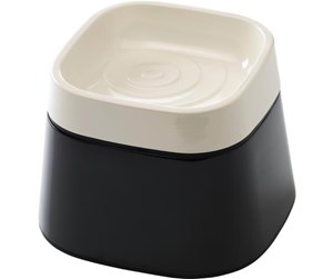 Katt - Savic Ergo Cube water bowl with rubber edge 22x22x16 cm black/white - K0351