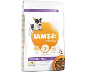 Hund - Iams Puppy & Junior Small Medium 12 kg - IH011200