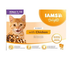 Katt - Iams Kitten in Gravy 12x85g - I580102