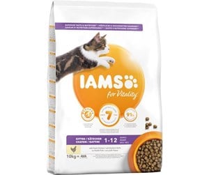 Katt - Iams CAT Vitality Kitten & Junior Chicken 10 kg - I011000