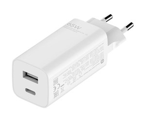 Mobil - Adaptere og ladere - Xiaomi 65W USB-C + USB-A GaN Power Adapter - BHR5515GL